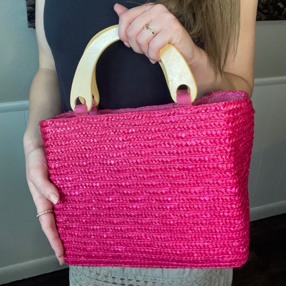 Faded Glory straw bag